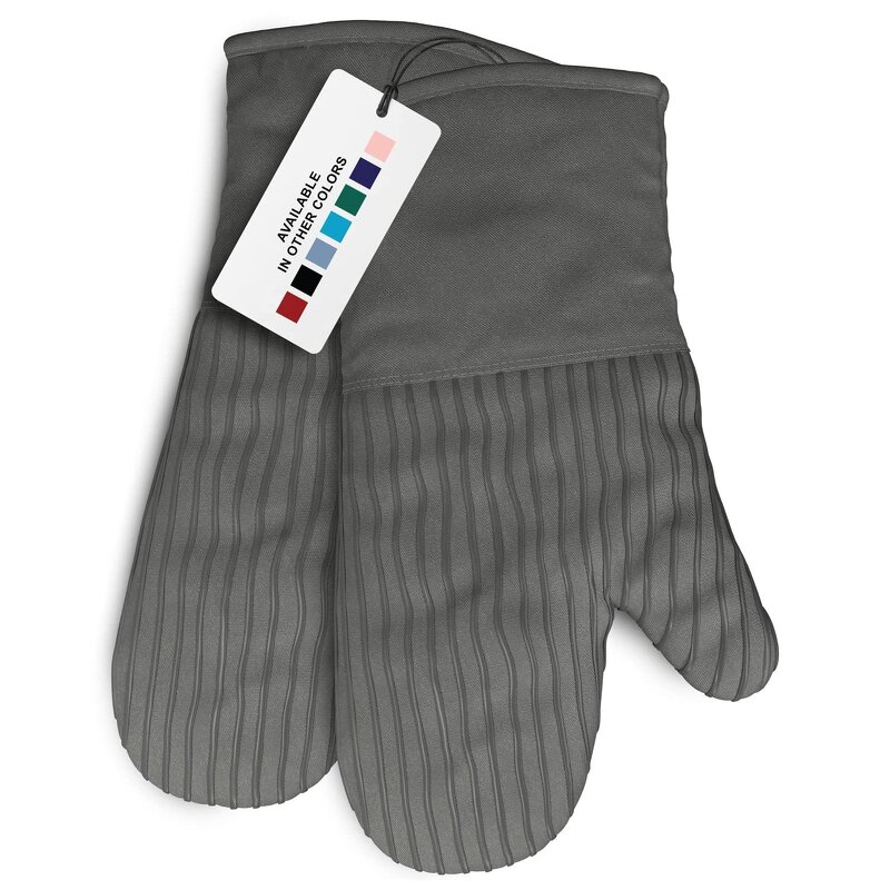 Silicone Oven Mitts Manufacturer - High-Temperature Resistant Household Baking Thickened Cotton