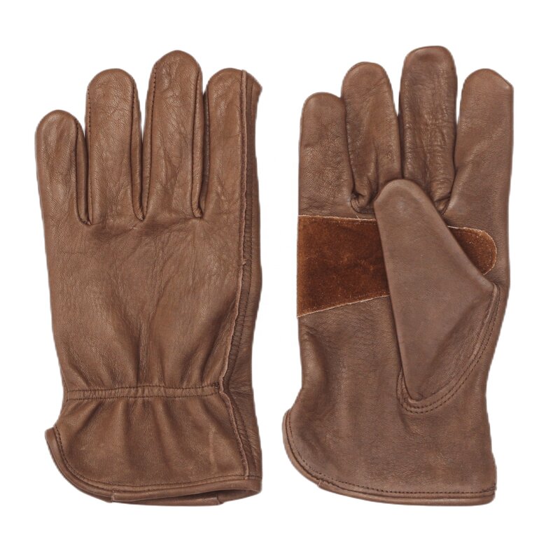 Leather Work Gloves Manufacturer - Wholesale Black Grain Cowhide Working Glove