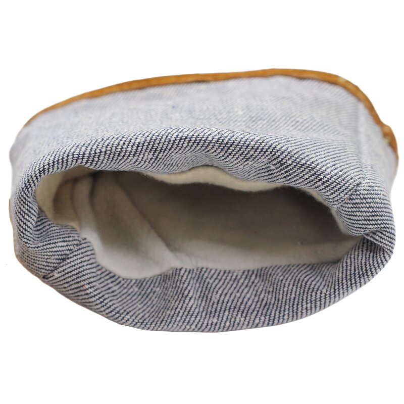 Welding Gloves Manufacturer - Brown Cow Split Leather Double Palm Heat Resistant Safety