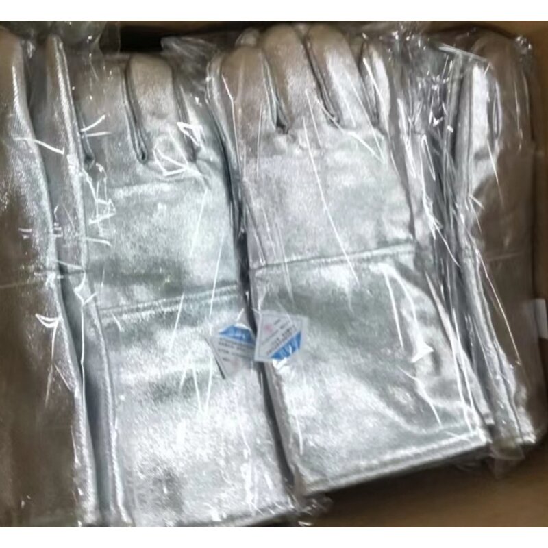 Heat Resistant Gloves Manufacturer - Aluminum Foil Anti-scald Flame for Metallurgy Furnace to 1000°C