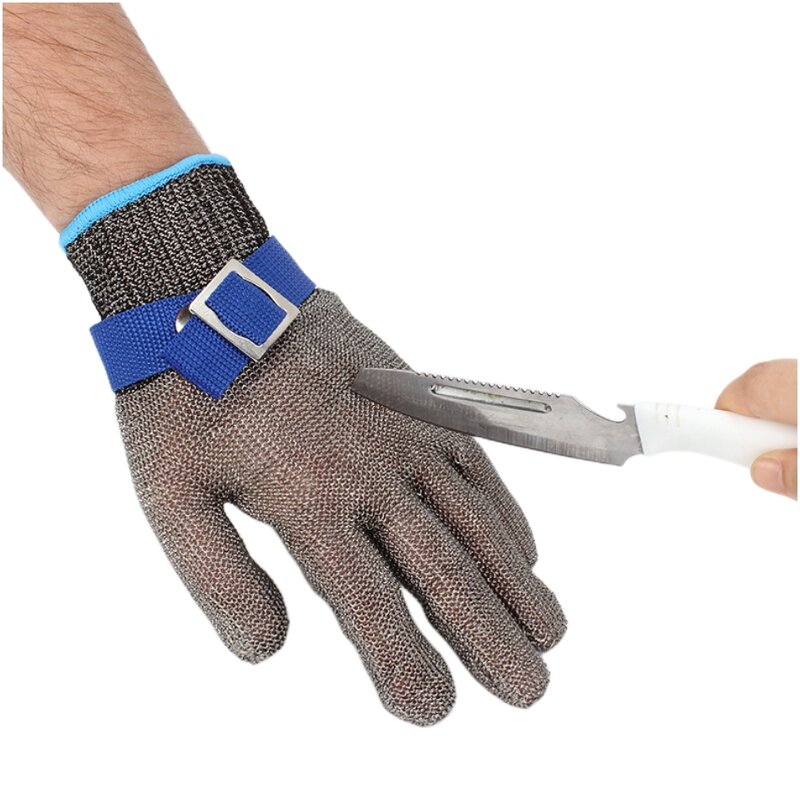Metal Mesh Gloves Manufacturer - Stainless Steel Wire Chain Oyster Butcher Cut Resistant Safety
