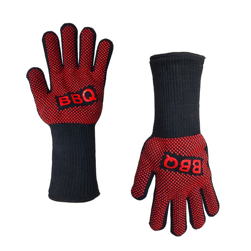 Oven Mitts Manufacturer - Customized Logo for Grill Extreme Heat Resistance 800 Degrees