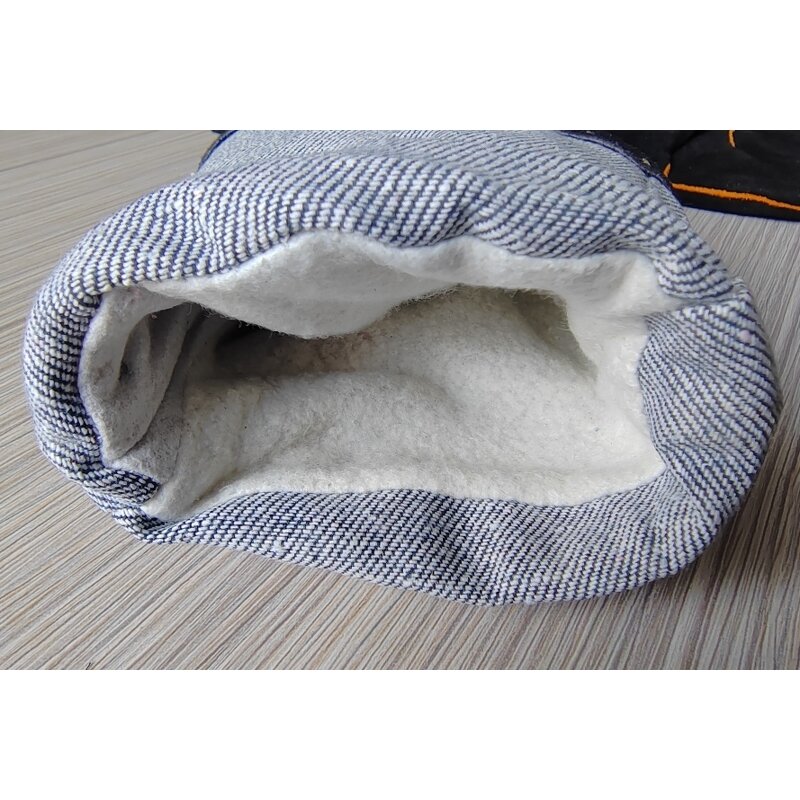 Welding Gloves Manufacturer - Custom Logo Retro Leather Heat Resistant Cow Split Leather