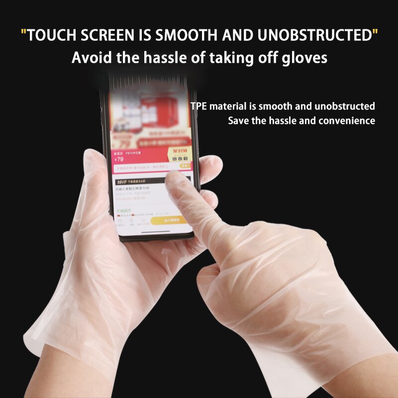 TPE Gloves Factory - High Quality Wholesale Powder Free Transparent Food