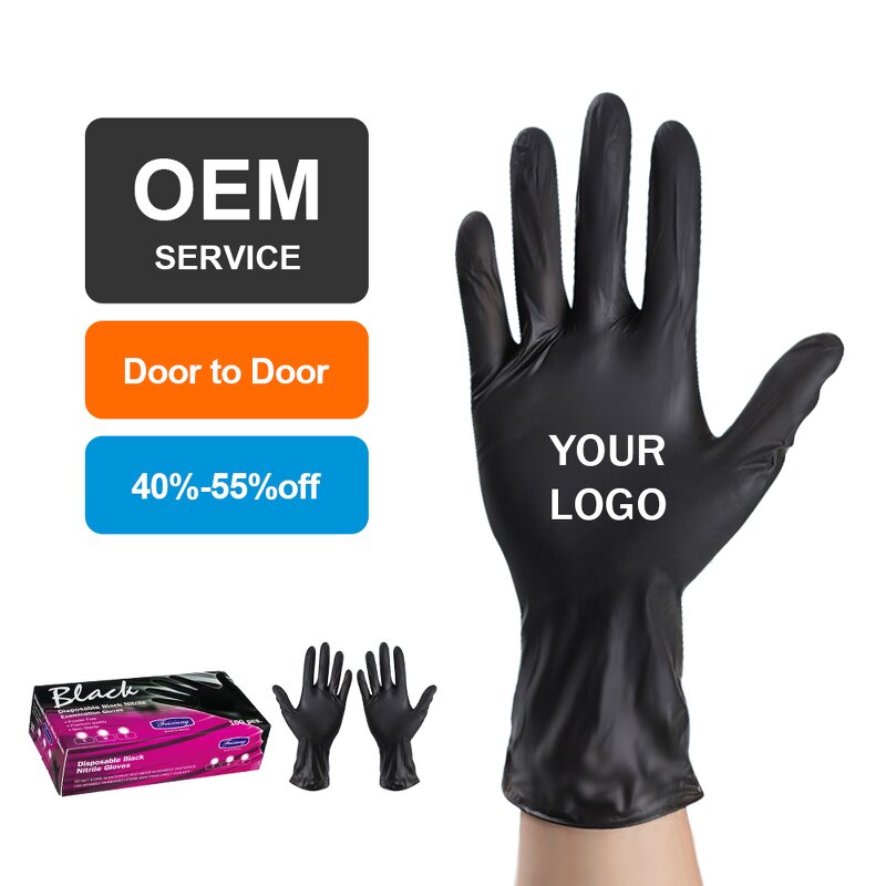 Nitrile Gloves Manufacturer - Ambidextrous Anti-Static 12 Inch Cuff Textured