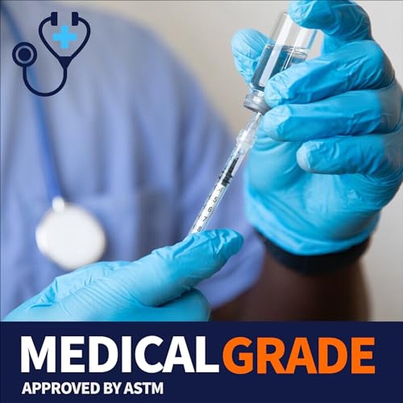 Nitrile Gloves Manufacturer - Medical Powder Free Blue Disposable Hand