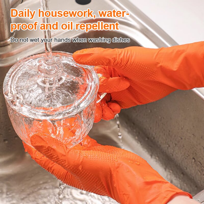 Nitrile Gloves Manufacturer - Fast Delivery Diamond Texture Industry Food Service