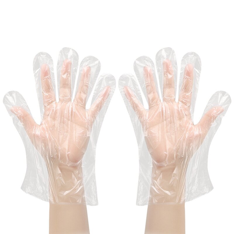TPE Gloves Factory - Disposable Thickened Soft Transparent Frosted Anti-Slip