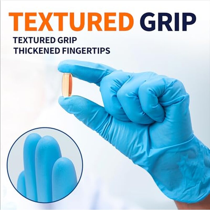 Nitrile Gloves Manufacturer - Medical Powder Free Blue Disposable Hand