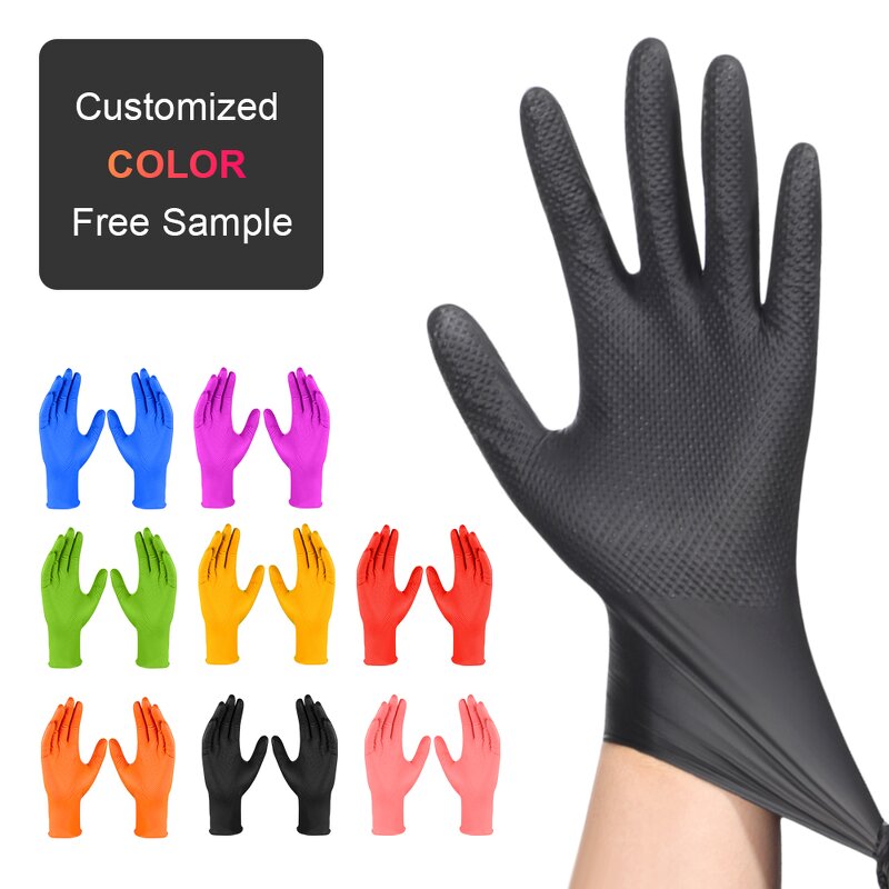 Nitrile Gloves Factory - Durable Custom Protective Powder Free Black Disposable