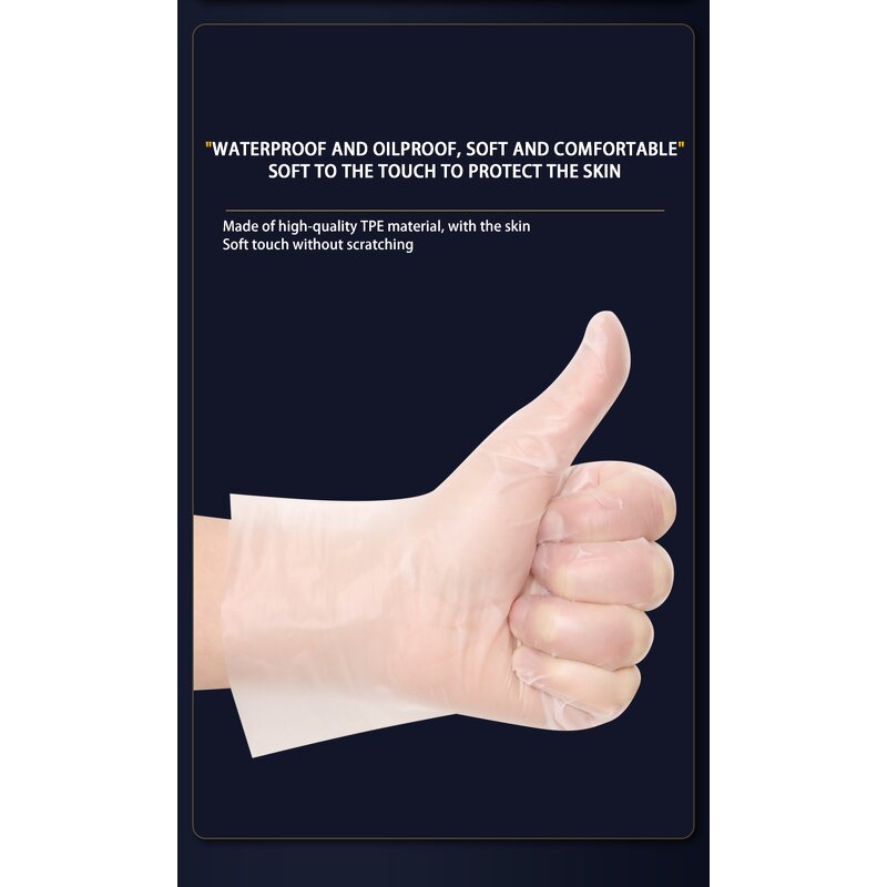 TPE Gloves Factory - Factory Price Thermoplastic Elastomer Poly Gloves