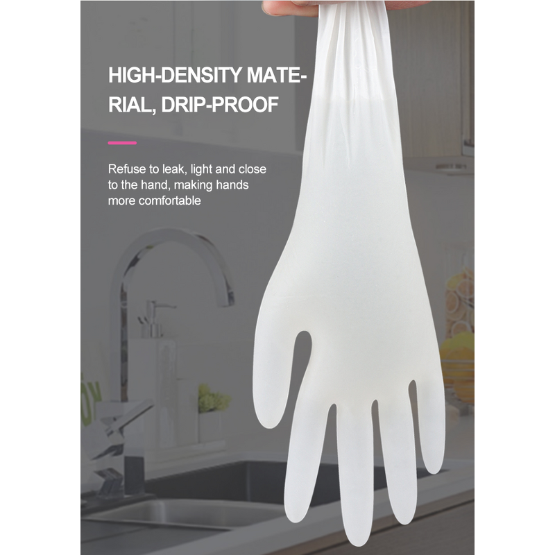 Synthetic Gloves Manufacturer - White Thickened Hotel Catering Protective Beauty