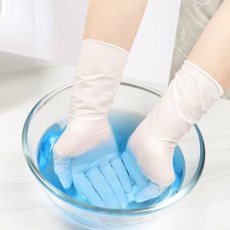 Nitrile Gloves Factory - Manufacturer Industrial Cleanroom Work 12inch White