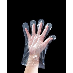 PE Gloves Manufacturer - Plastic HDPE Disposable Food Handling Box Transparent