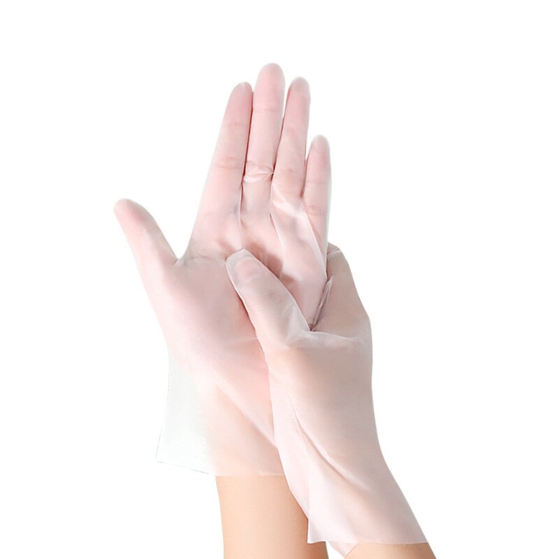 TPE Gloves Factory - Disposable Thickened Soft Transparent Frosted Anti-Slip