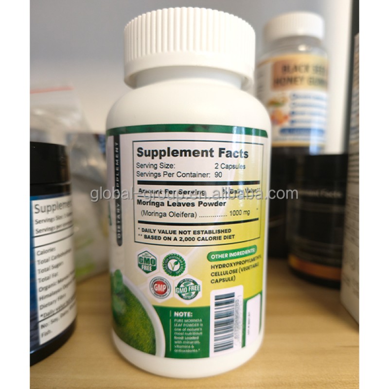 Moringa Capsules Manufacturer - OEM 1000mg Metabolism Support