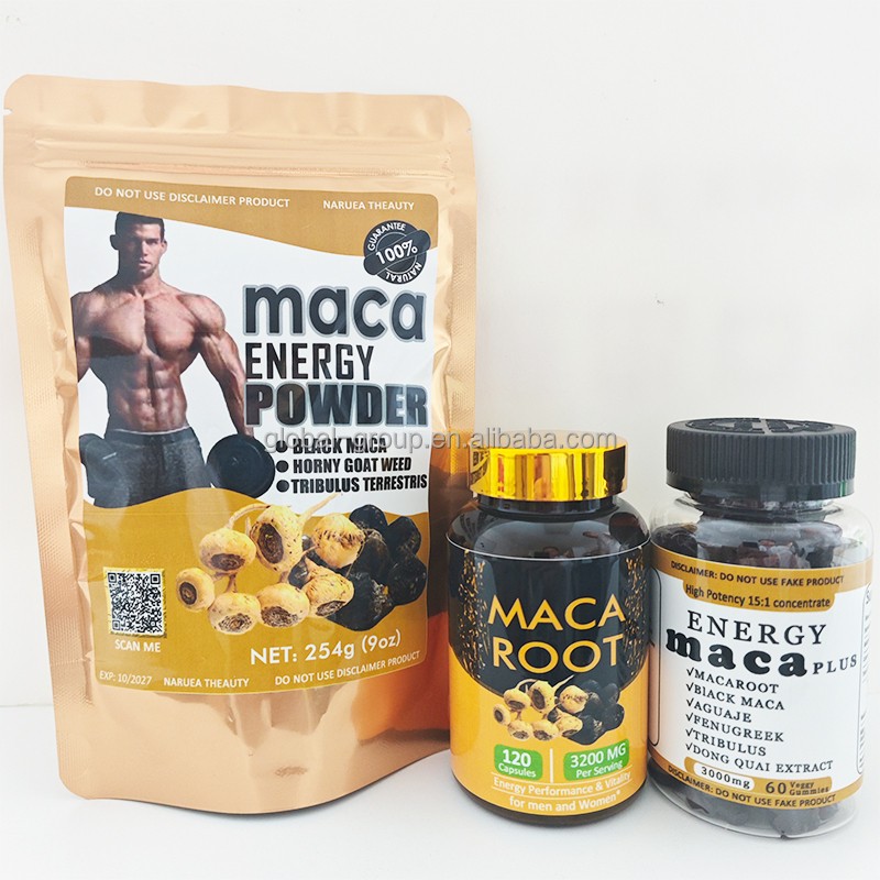 Organic Maca Capsules Factory - OEM 7in1 Energy Booster