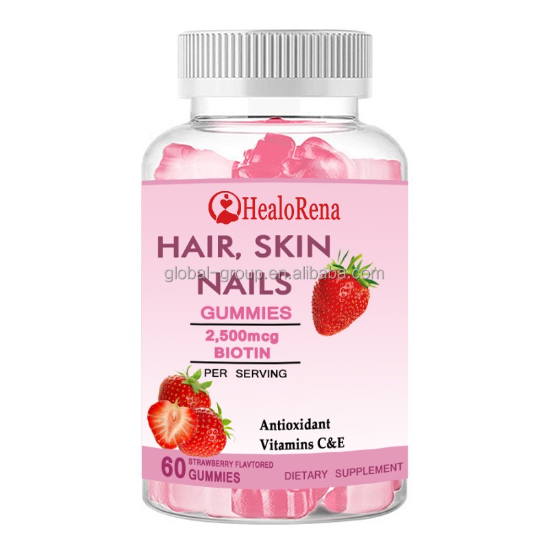 Hair Growth Gummies Factory - OEM Women Dietary Supplement