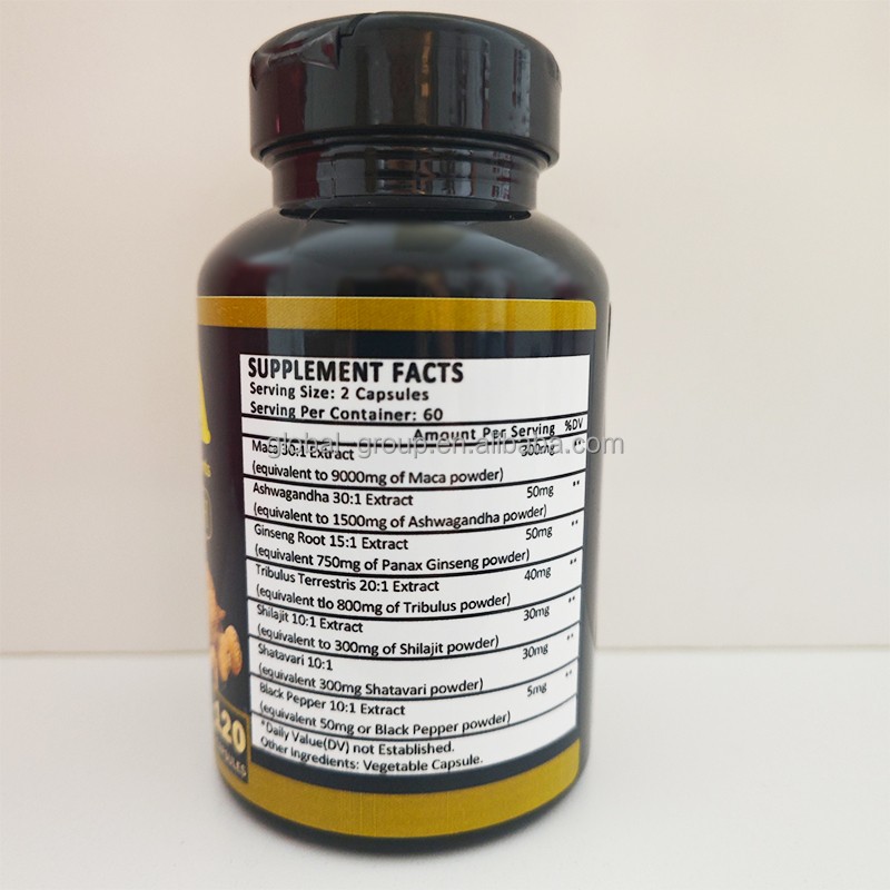 Black Maca Capsules Manufacturer - OEM Strong Man Power
