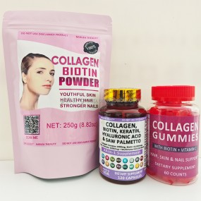 Biotin Capsules Manufacturer - OEM Plant Extract Collagen