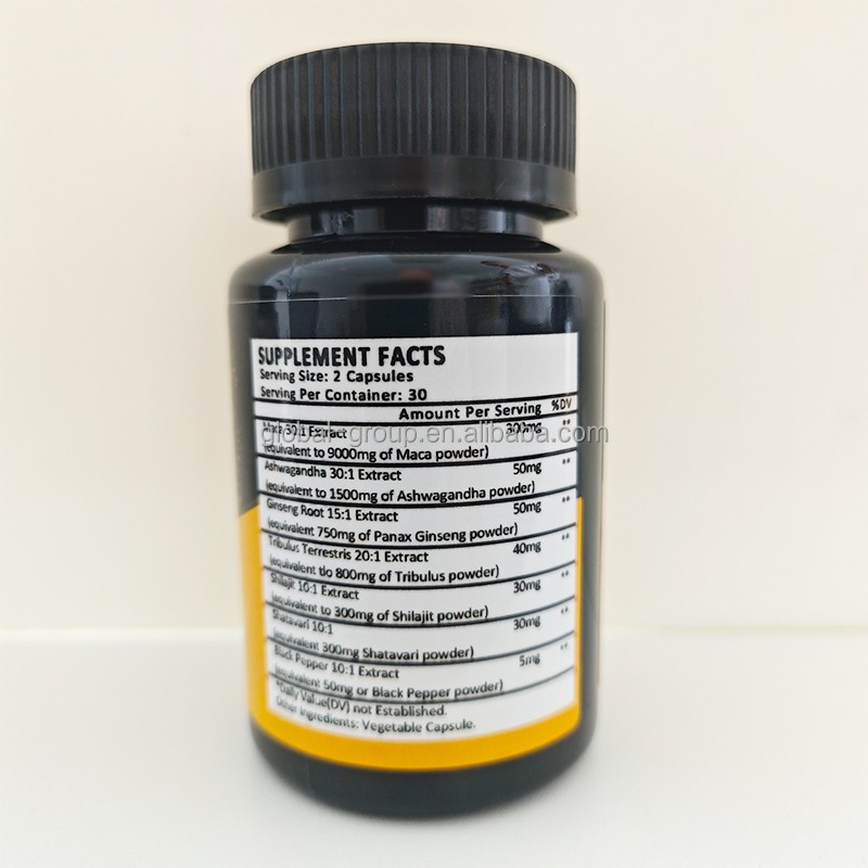 Maca Capsules Factory - OEM Men Power Energy Booster