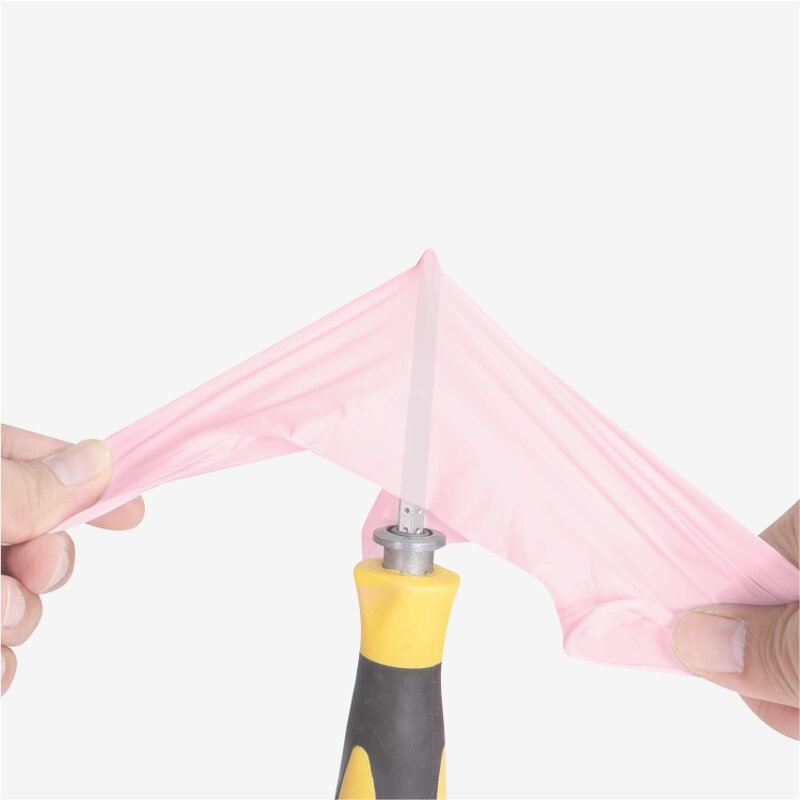 Disposable Nitrile Gloves Manufacturer - ANBOSON 12inch Long Sleeve Pink Household Cleaning