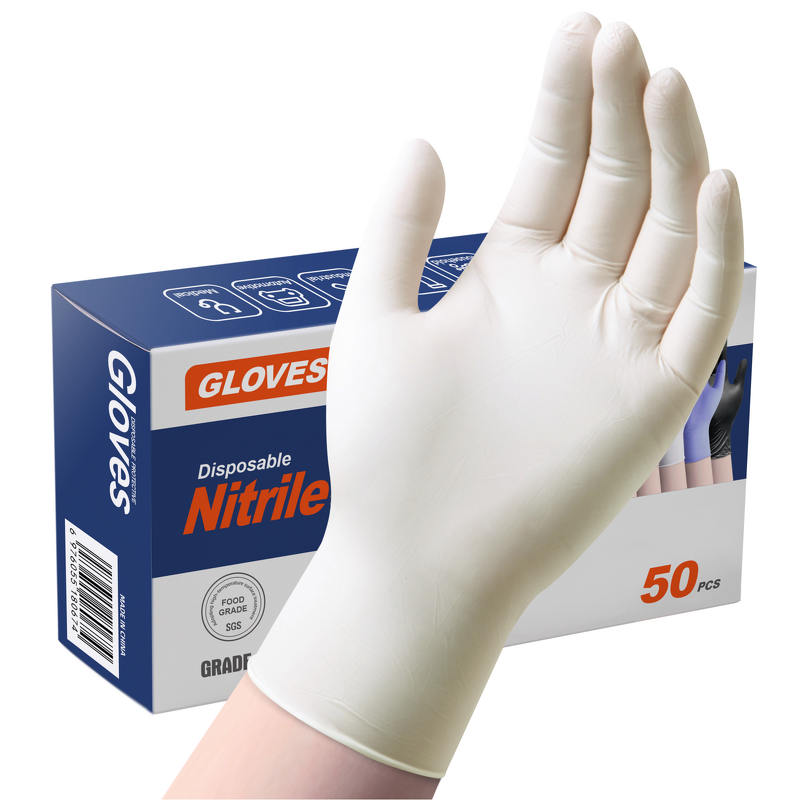 Disposable Nitrile Gloves Manufacturer - ANBOSON 4mil 5mil 6mil Box Powder Free Box of 100