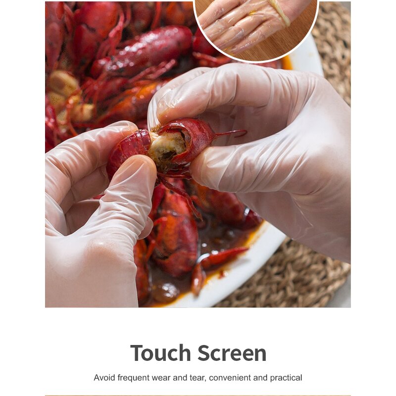 Disposable Vinyl Gloves Manufacturer - Luvax Vinyl Transparent Powder Free Latex Free 100pcs Box