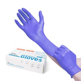 Disposable Nitrile Gloves Manufacturer - ANBOSON Powder Free Food Handling XS S M L XL Purple