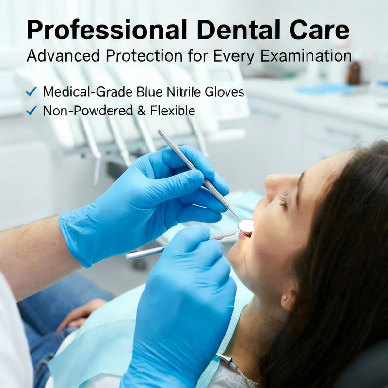 Disposable Nitrile Gloves Manufacturer - ANBOSON Premium Food Grade 5Mil 2-Pack Portable