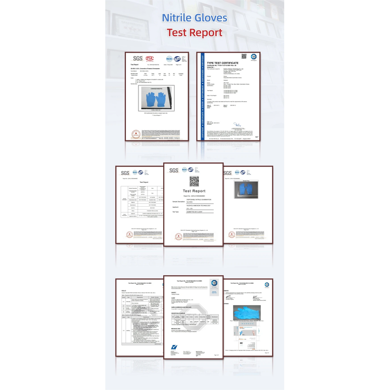 Disposable Nitrile Gloves Manufacturer - ANBOSON Cleaning Supplies Work Gloves Latex Free Powder Free