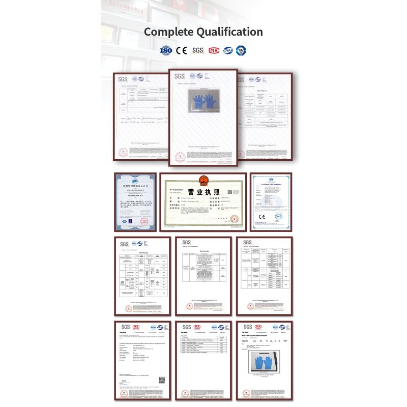 Disposable Nitrile Gloves Manufacturer - Kitchen Work Safety Wholesale Black Nitrile for Cooking