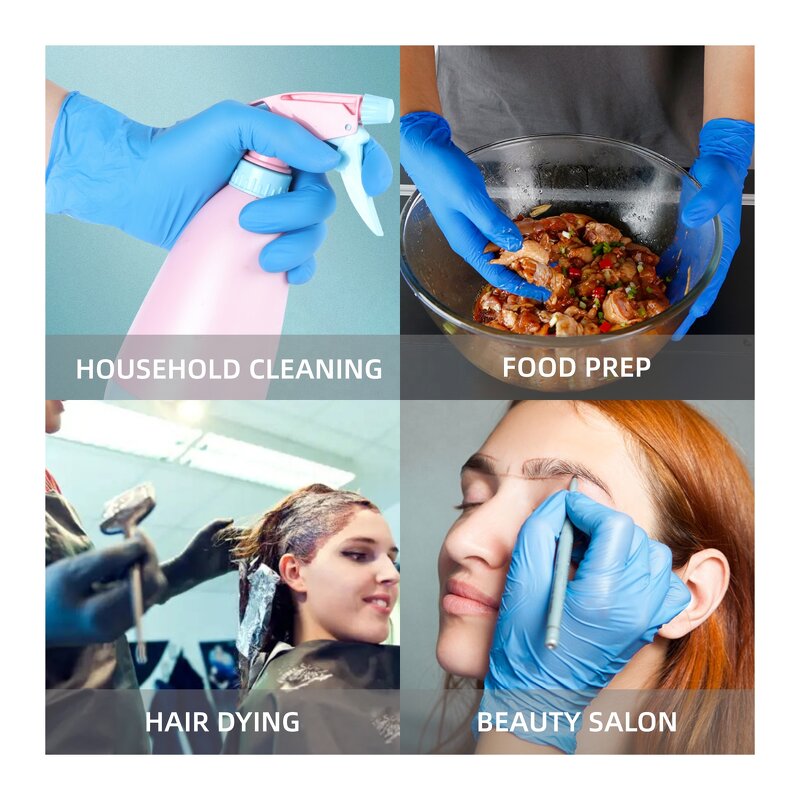 Disposable Nitrile Gloves Manufacturer - ANBOSON 4mil Light Duty Powder Free Food Handling