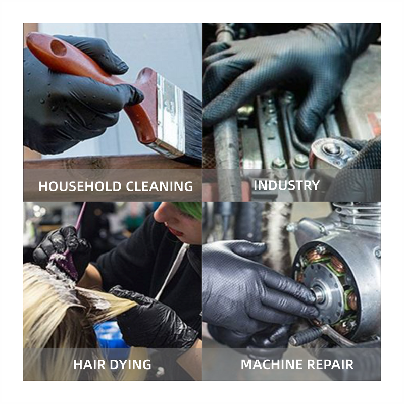 Safety Gloves Manufacturer - Seamless Protective Oil Gas Crinkle Garden Rubber Touch Screen