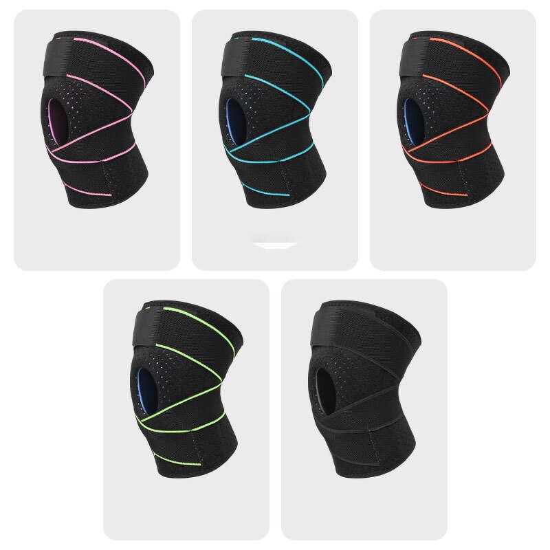 Knee Protective Pads Manufacturer - Oem Customized Strap Sports Pressurized Silicon