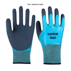Work Gloves Factory - Double Layer Waterproof Thickened Oil Resistant Wear