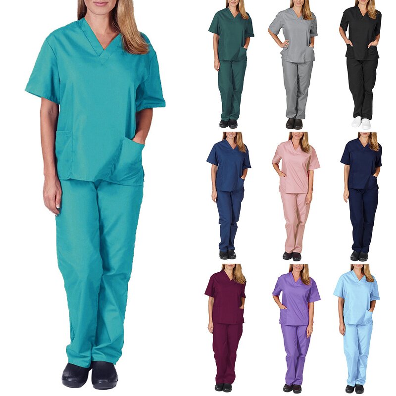 Scrubs Factory - Cheap Summer Quick Dry Elastic Custom logo Plain Doctor
