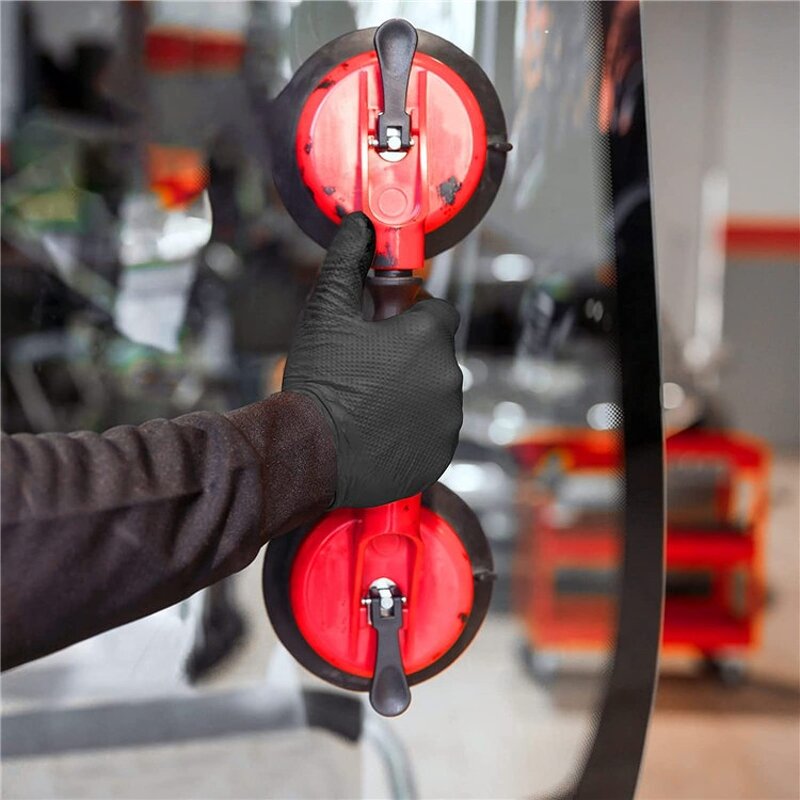 Nitrile Glove Factory - Factory Diamond Texture Mechanic Car Repair Machine