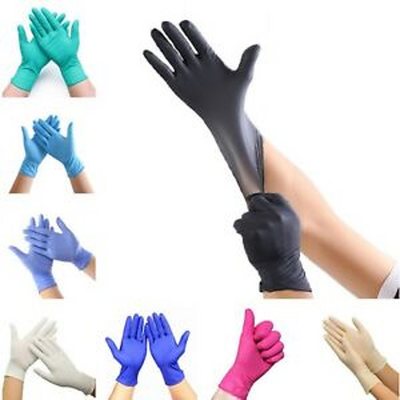 Nitrile Gloves Factory - White Powder-free Beauty Salon Food Grade Disposable
