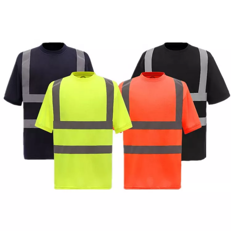 Safety T-shirt Factory - Wholesale US Size Quick Dry High Visibility Fluorescent