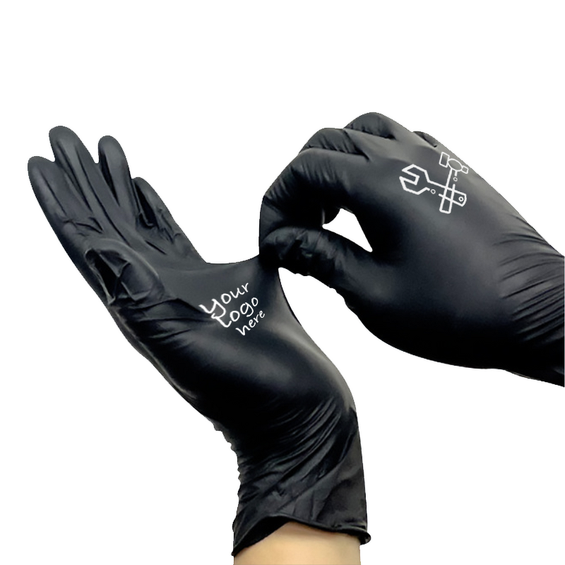 Nitrile Gloves Manufacturer - Custom Logo Package Powder Free Tattoo Beauty