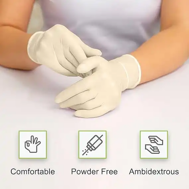 Latex Gloves Factory - Disposable Gloves Cleaning Hotel Hospital Work Medical