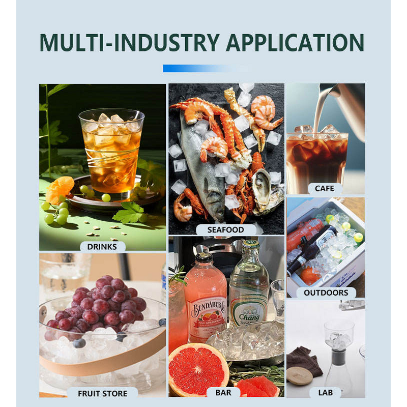 Ice Cube Machine Manufacturer - Efficient Air 600-800Kg/24H Commercial