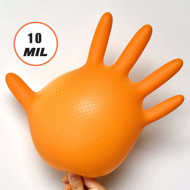 Nitrile Gloves Factory - Best Seller 10/11MIL Strong Durable Car Repair Heavy