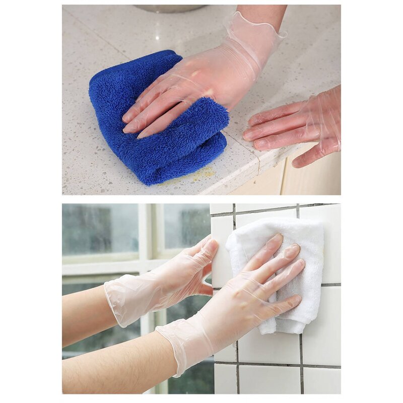 PVC Gloves Factory - Clear Disposable Food Safety Cleaning Household Hairdressing