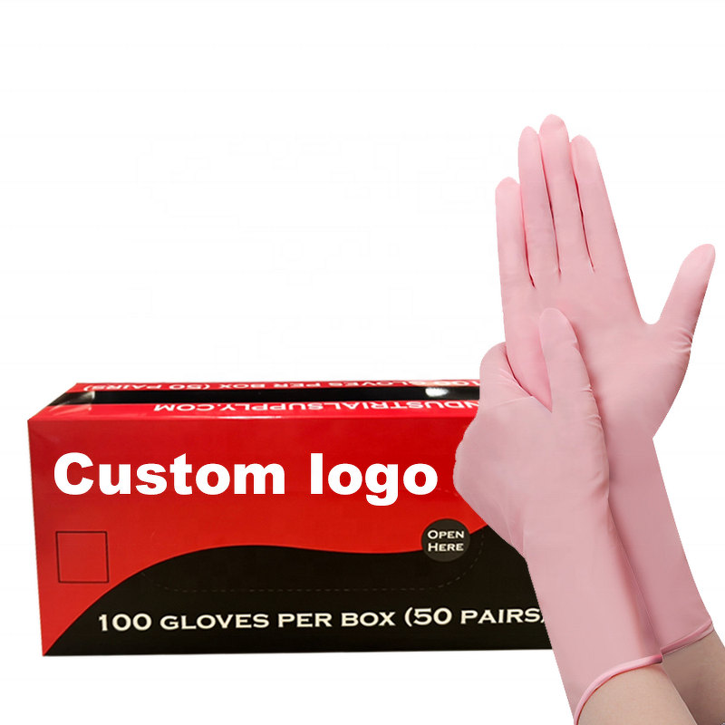 Nitrile Gloves Factory - 12inch pink Durable Household Kitchen Beauty Salon Spa