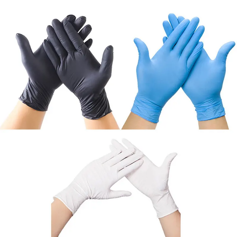 Nitrile Gloves Factory - Cheapest High Quality Color pink White Black Blue Red