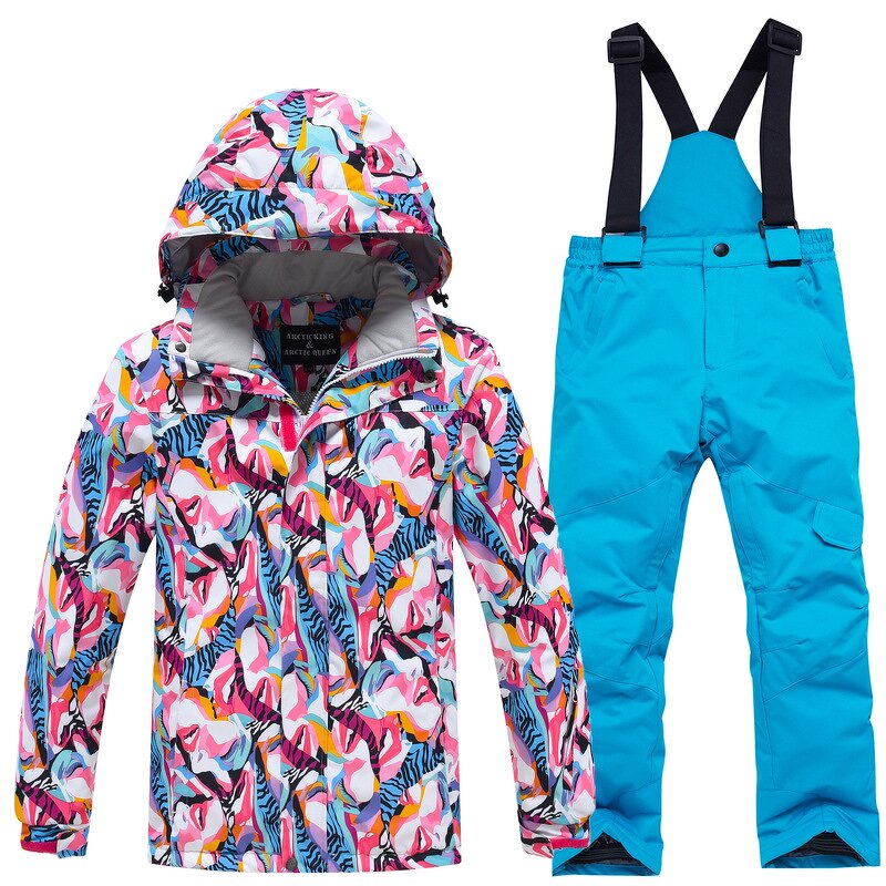 Kids Ski Suits Factory - Outdoor Thick Warm Winter Cold Child Boys Girls Windproof