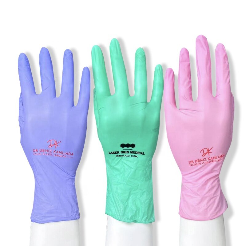 Nitrile Glove Manufacturer - Wholesale Promotional Logo Custom Latex-Free Barber