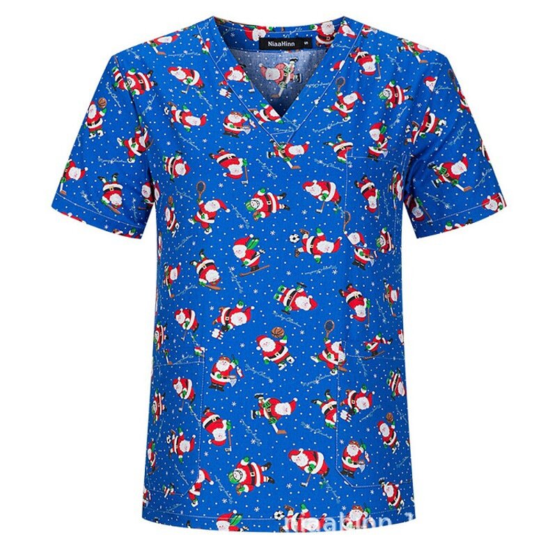 Scrub Tops Manufacturer - 100% Cotton Wholesale Oem Logo Custom Men's Women's